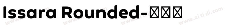Issara Rounded字体转换
